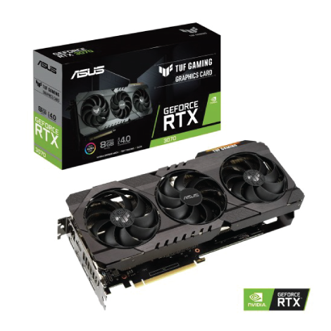 Asus TUF RTX 3070 Gaming 8GB GDDR6 Graphics Card